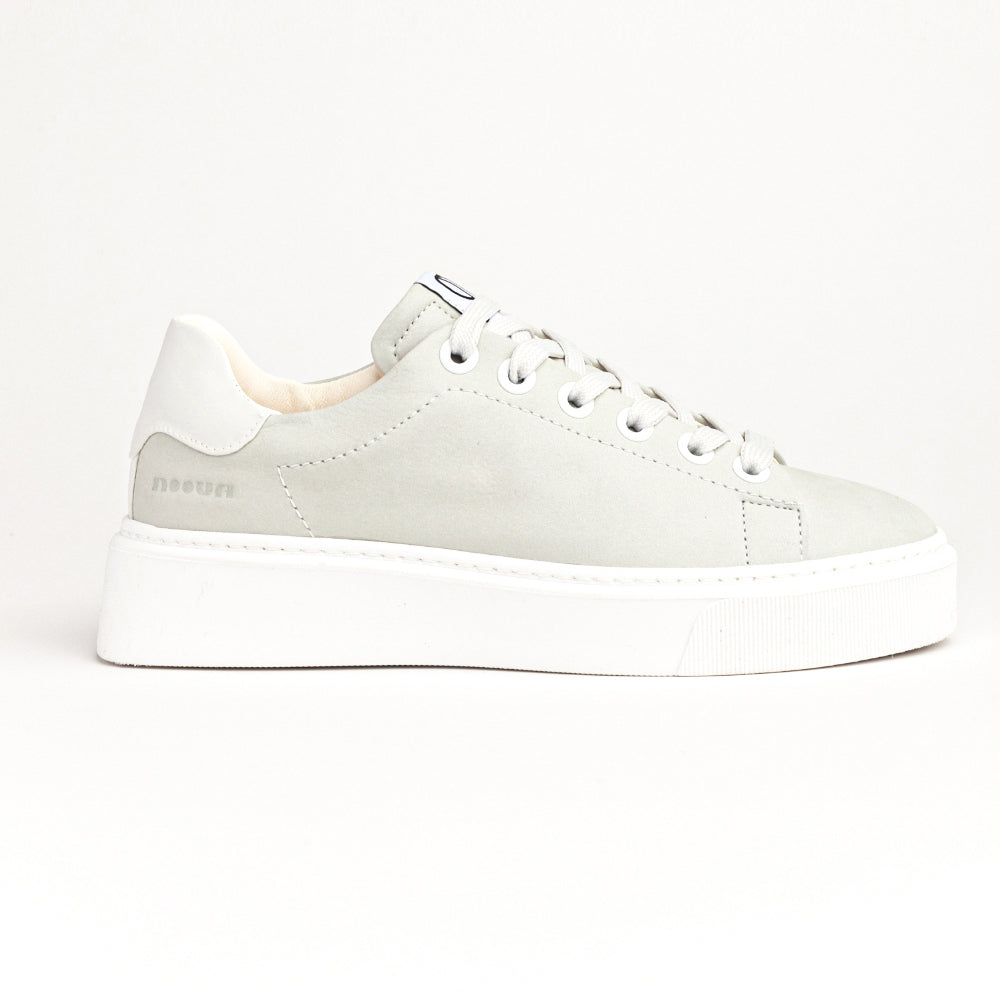 SAM 58 LOW SNEAKER IN NABUK BIANCO E NYLON RIFRANGENTE